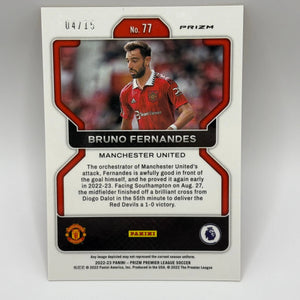 2022-23 Panini Prizm Premier League Soccer Bruno Fernandes Orange Prizm /15 FRENLY BRICKS - Open 7 Days