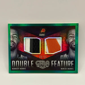 2014-15 Panini Gala Basketball Double Feature Markieff Morris / Marcus Morris /25 Patch FRENLY BRICKS - Open 7 Days