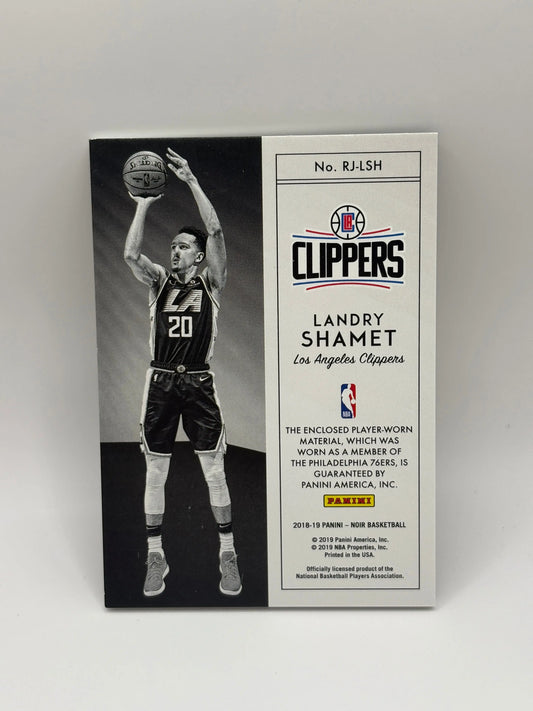 2018-19 Panini Noir Basketball Rookie Jumbo Material /10 Landry Shamet FRENLY BRICKS - Open 7 Days