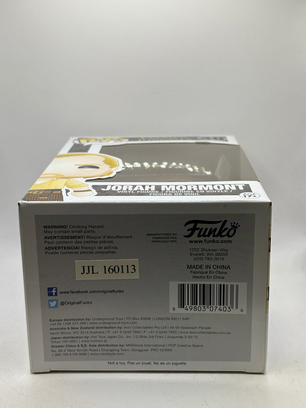 Funko POP! Game of Thrones #40 Jorah Mormont Vinyl Figure image 6