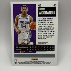 2020-21 Contenders Rookie Ticket FINALS TICKET AUTO Robert Woodard II /99 FRENLY BRICKS - Open 7 Days