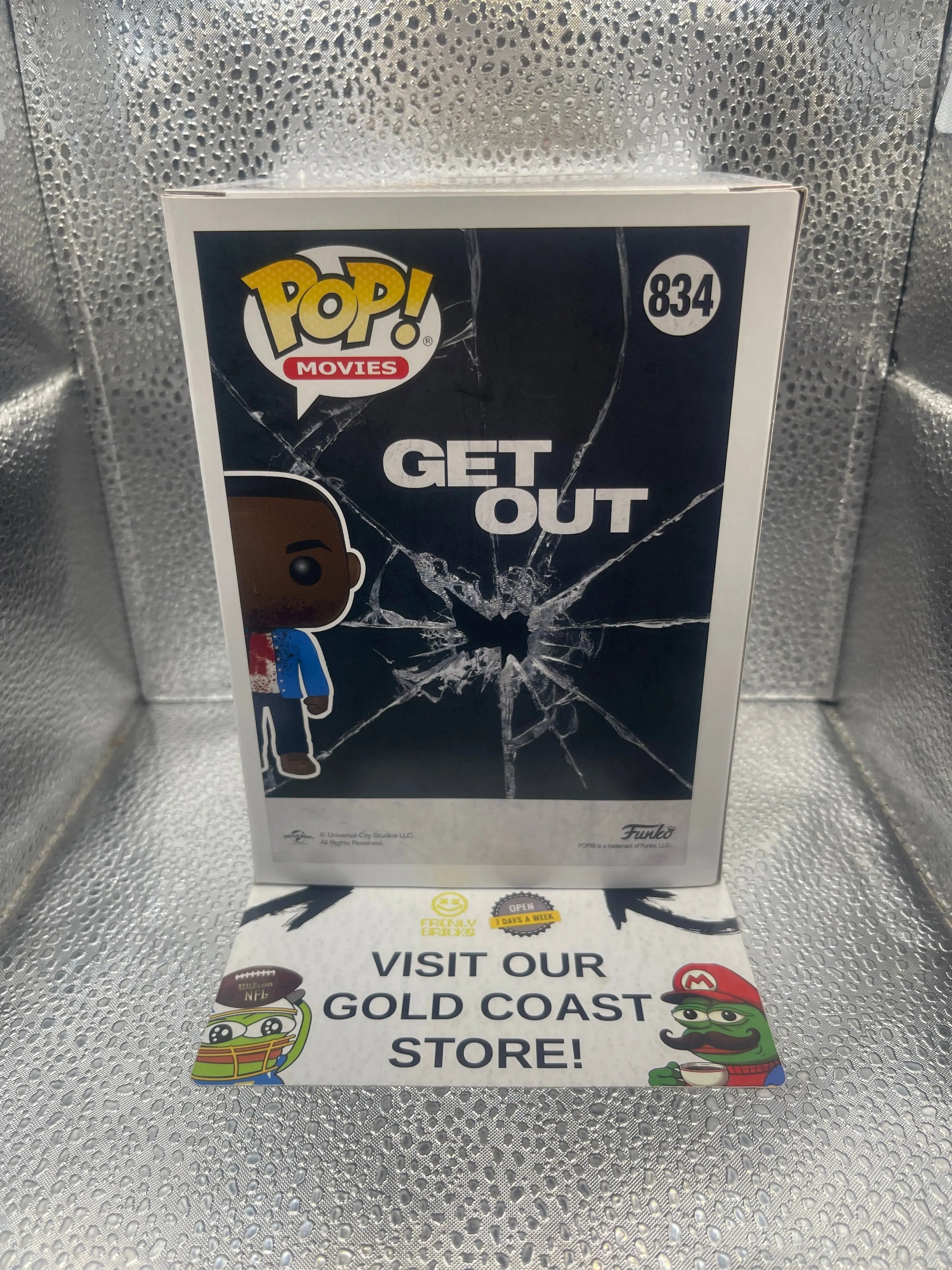 Pop Vinyl - Chris Washington - Get Out - #834 - Popcultcha Sticker FRENLY BRICKS - Open 7 Days