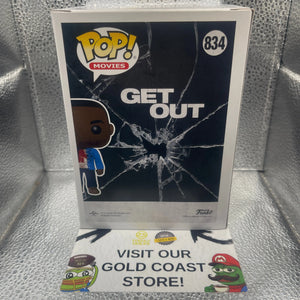Pop Vinyl - Chris Washington - Get Out - #834 - Popcultcha Sticker FRENLY BRICKS - Open 7 Days