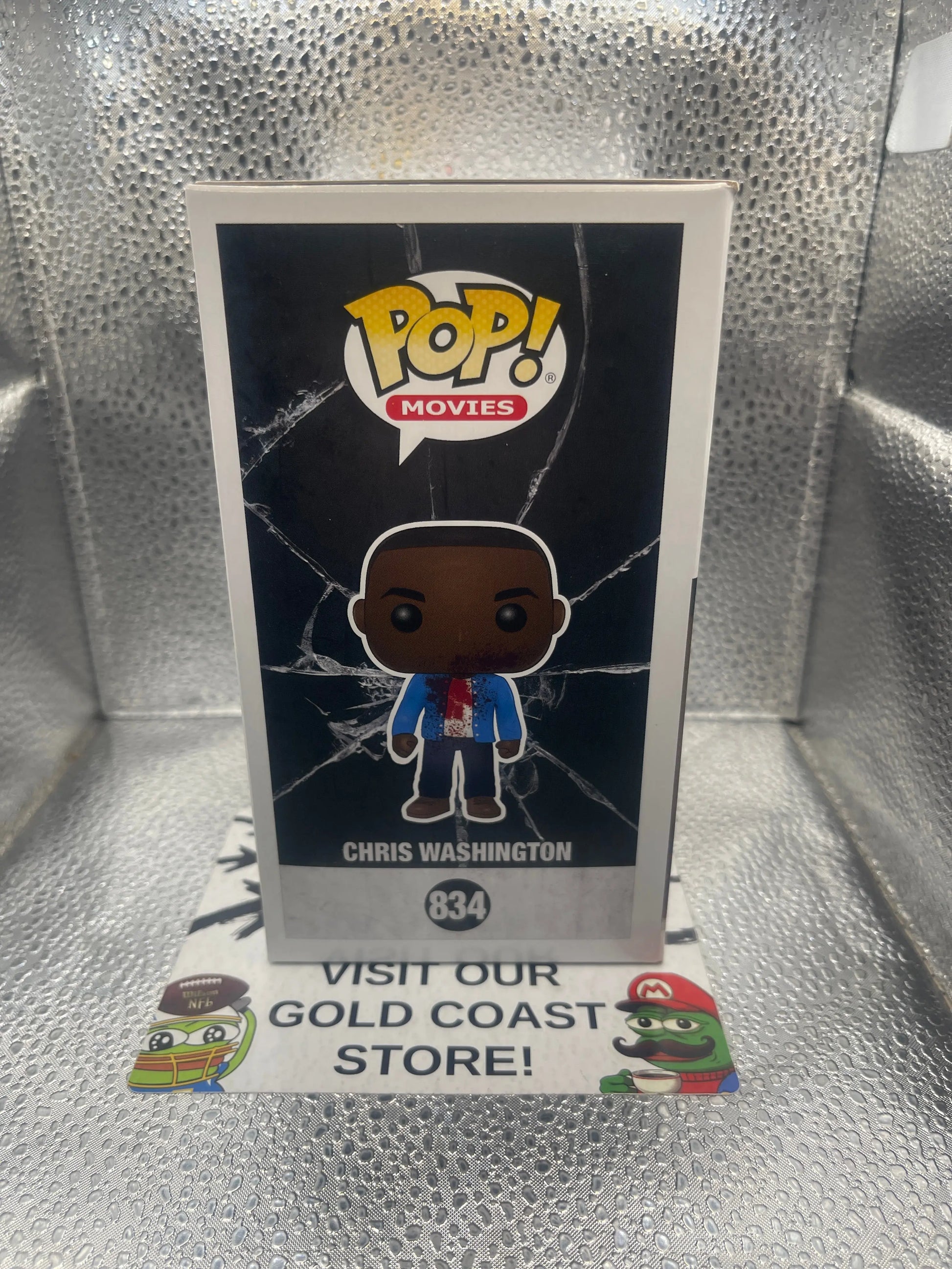 Pop Vinyl - Chris Washington - Get Out - #834 - Popcultcha Sticker FRENLY BRICKS - Open 7 Days