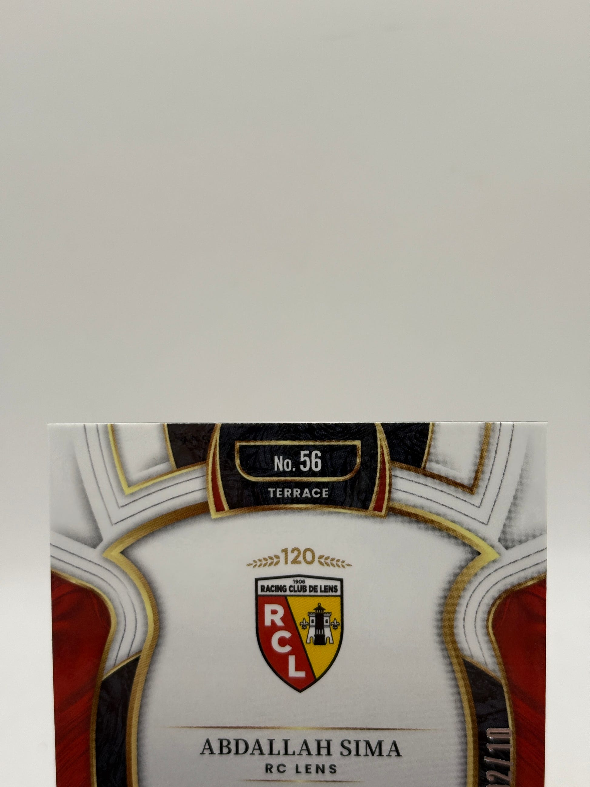 2025-26 Panini Select Ligue 1 Mcdonalds - Abdallah Sima 02/10 Gold Dragon Scale image 3