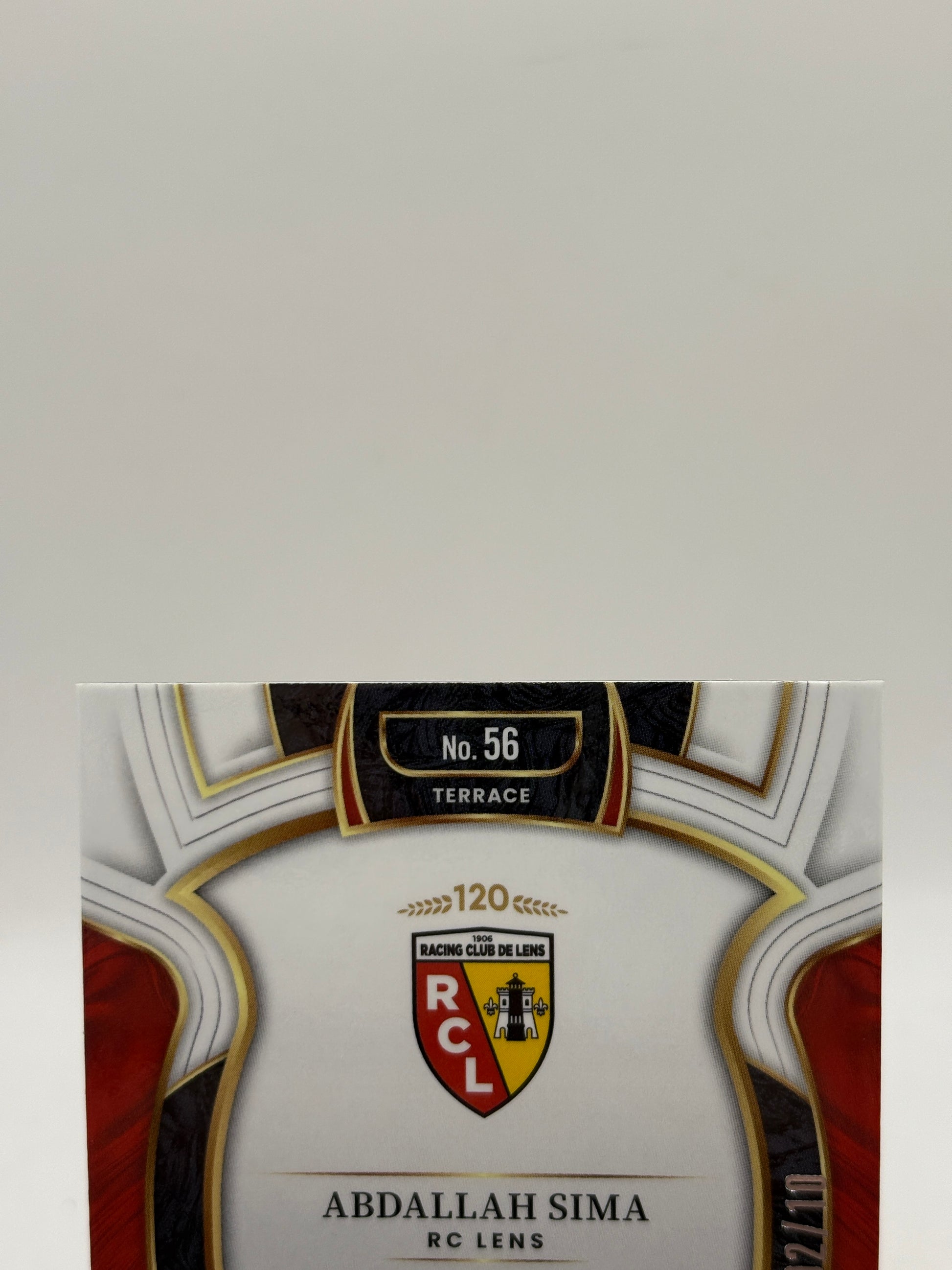 2025-26 Panini Select Ligue 1 Mcdonalds - Abdallah Sima 02/10 Gold Dragon Scale image 3