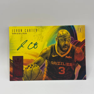 2018-19 Court Kings Fresh Paint Autographs Jade #26 Jevon Carter /99 Auto - NM-MT FRENLY BRICKS - Open 7 Days