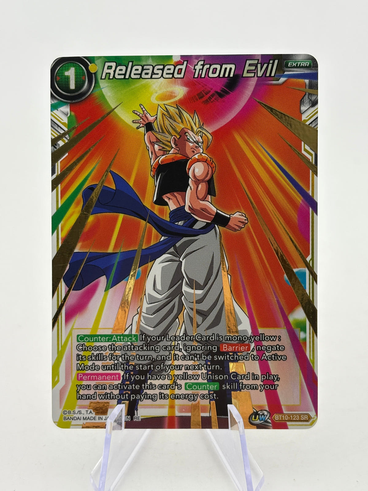 Dragon Ball Super Masters - Released From Evil BT10-123 SR FRENLY BRICKS - Open 7 Days image 1