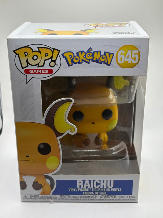 Funko POP! Games Pokemon #645 Raichu Vinyl Figure FRENLY BRICKS - Open 7 Days