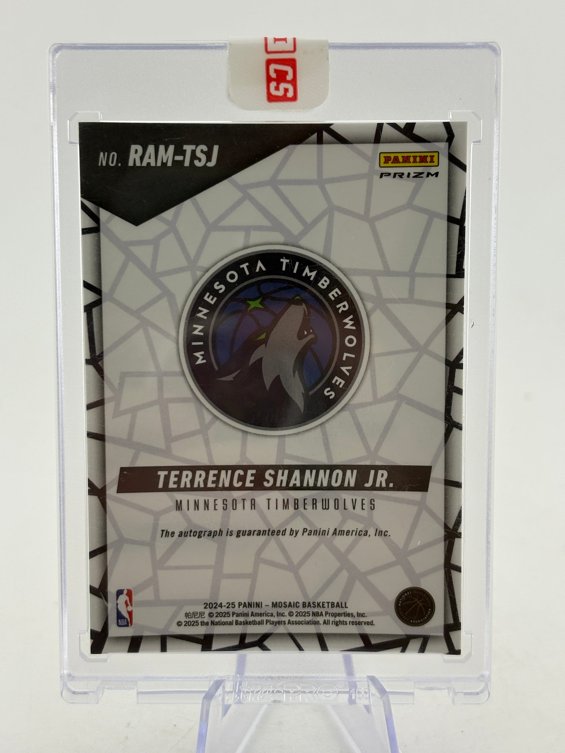 2024-25 Panini Mosaic Basketball - Terrence Shannon JR Rookie Auto #RAM-TSJ FRENLY BRICKS - Open 7 Days image 2