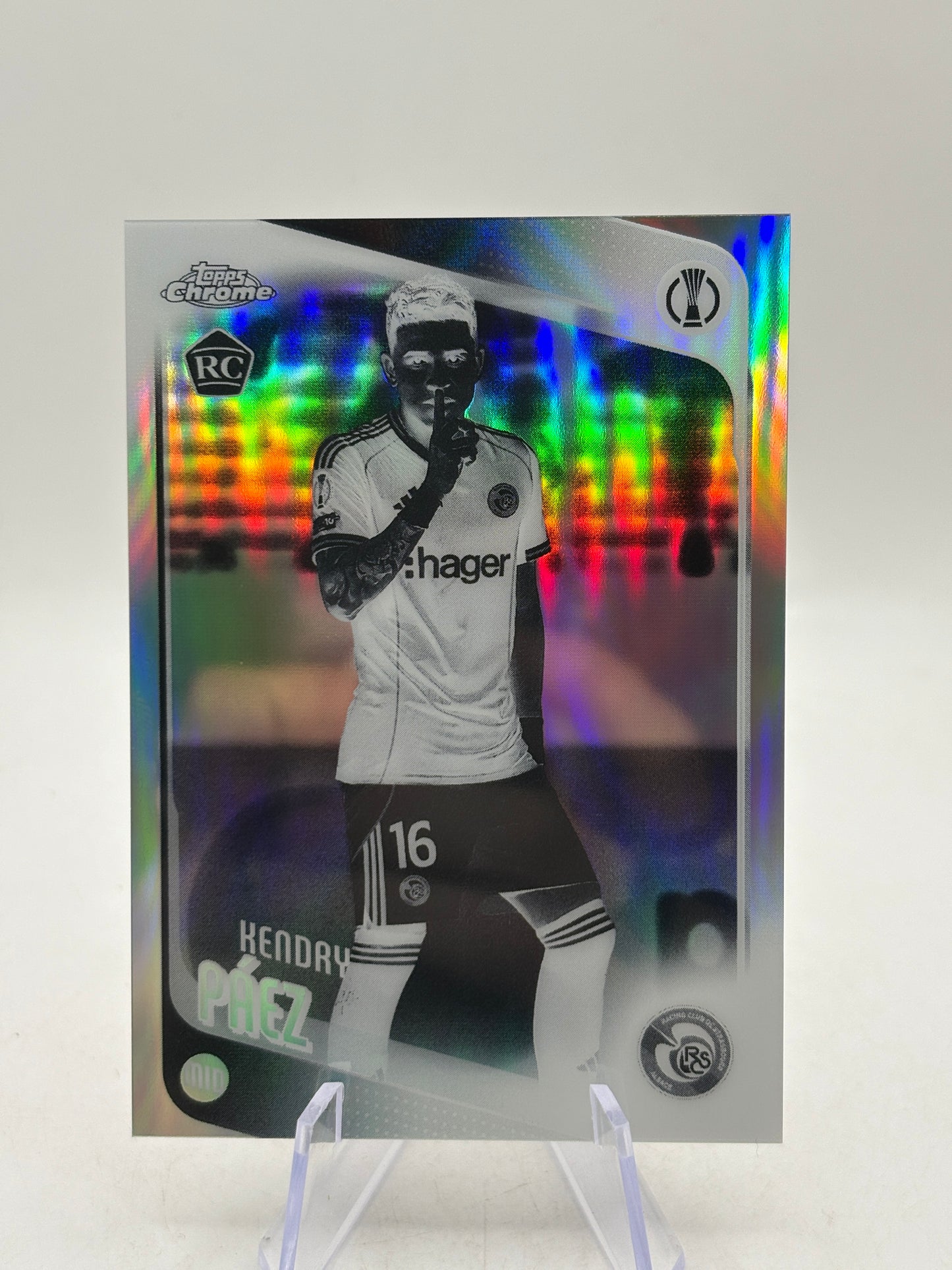 2025-26 Topps Chrome Ligue 1 - #29 Henry Paez Rookie Negative SSP