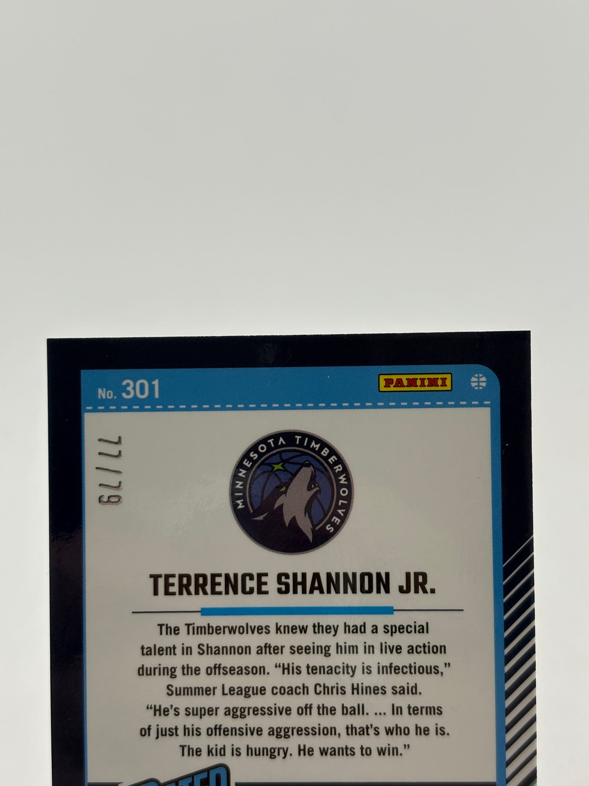 2024-25 Donruss Optic Pink Velocity Rated Rookie Auto Terrence Shannon Jr. /79 FRENLY BRICKS - Open 7 Days image 3