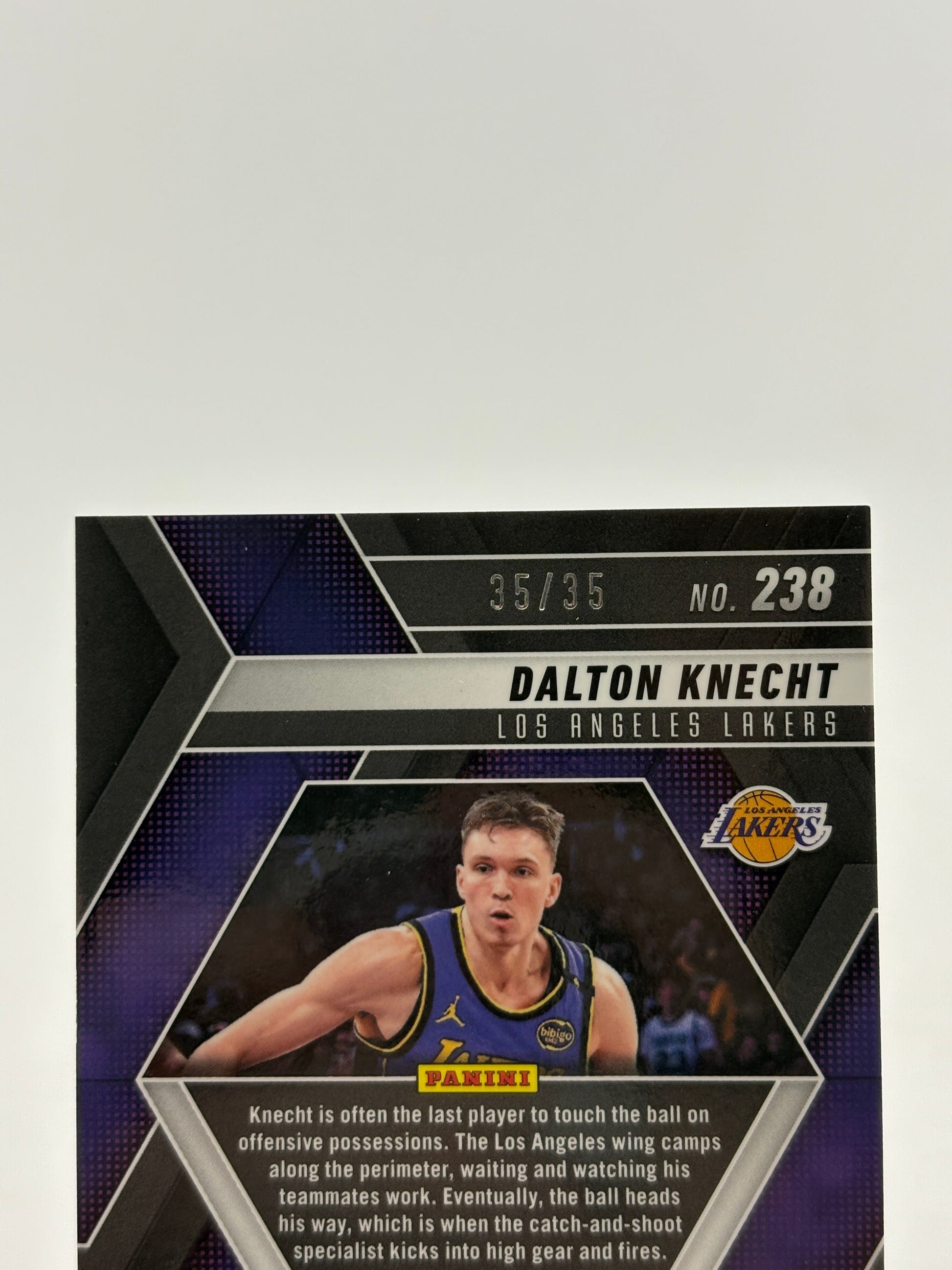 2024-25 Panini Mosaic Basketball - Dalton Knecht 35/35 Fast Break Blue Camo FRENLY BRICKS - Open 7 Days image 3