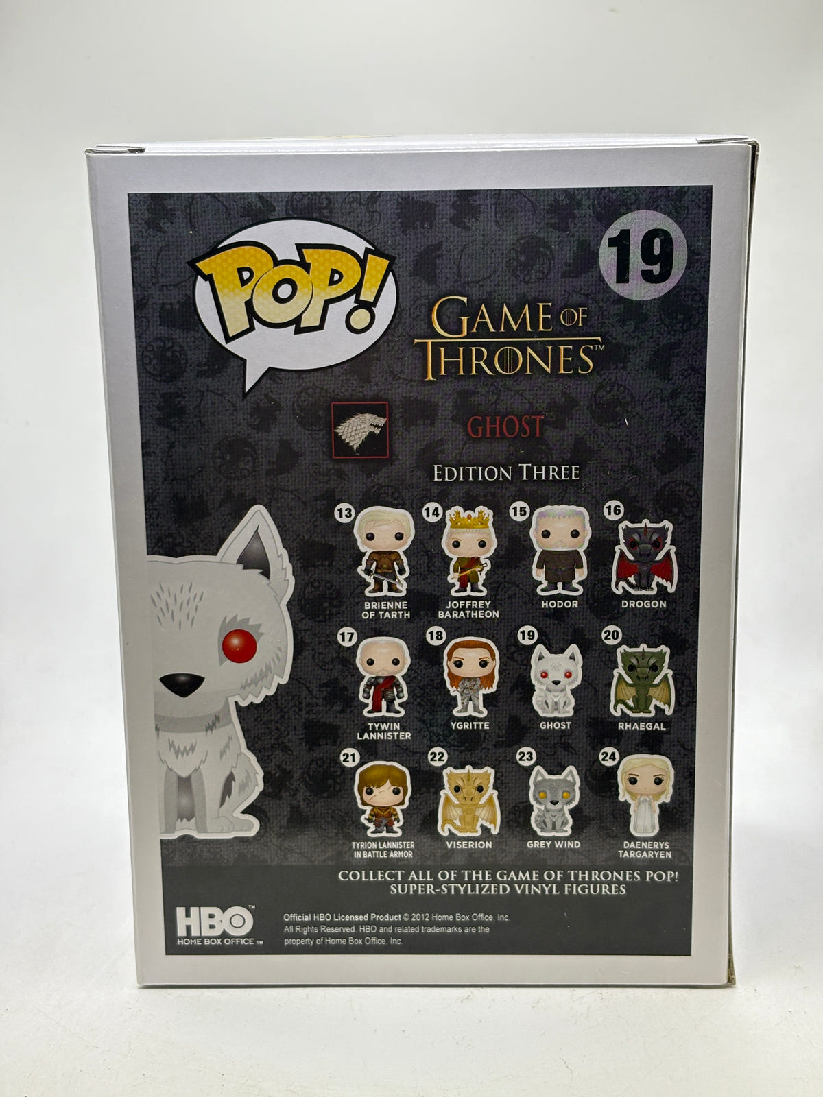 Funko POP! Game of Thrones #19 Ghost Vinyl Figure image 3