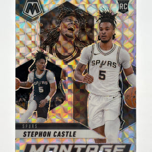 2024-25 Panini Mosaic Basketball - Stephon Castle Silver Montage Rookie FRENLY BRICKS - Open 7 Days