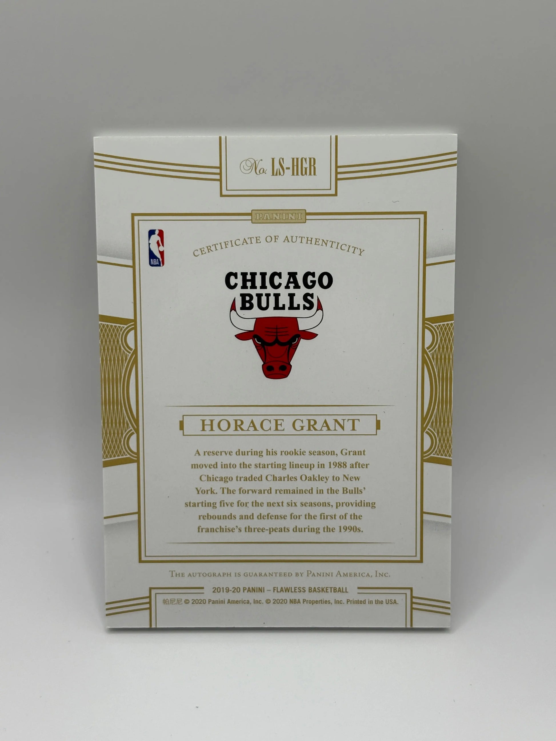 2019-20 Flawless Horace Grant Legendary Scripts /25 On Card FRENLY BRICKS - Open 7 Days