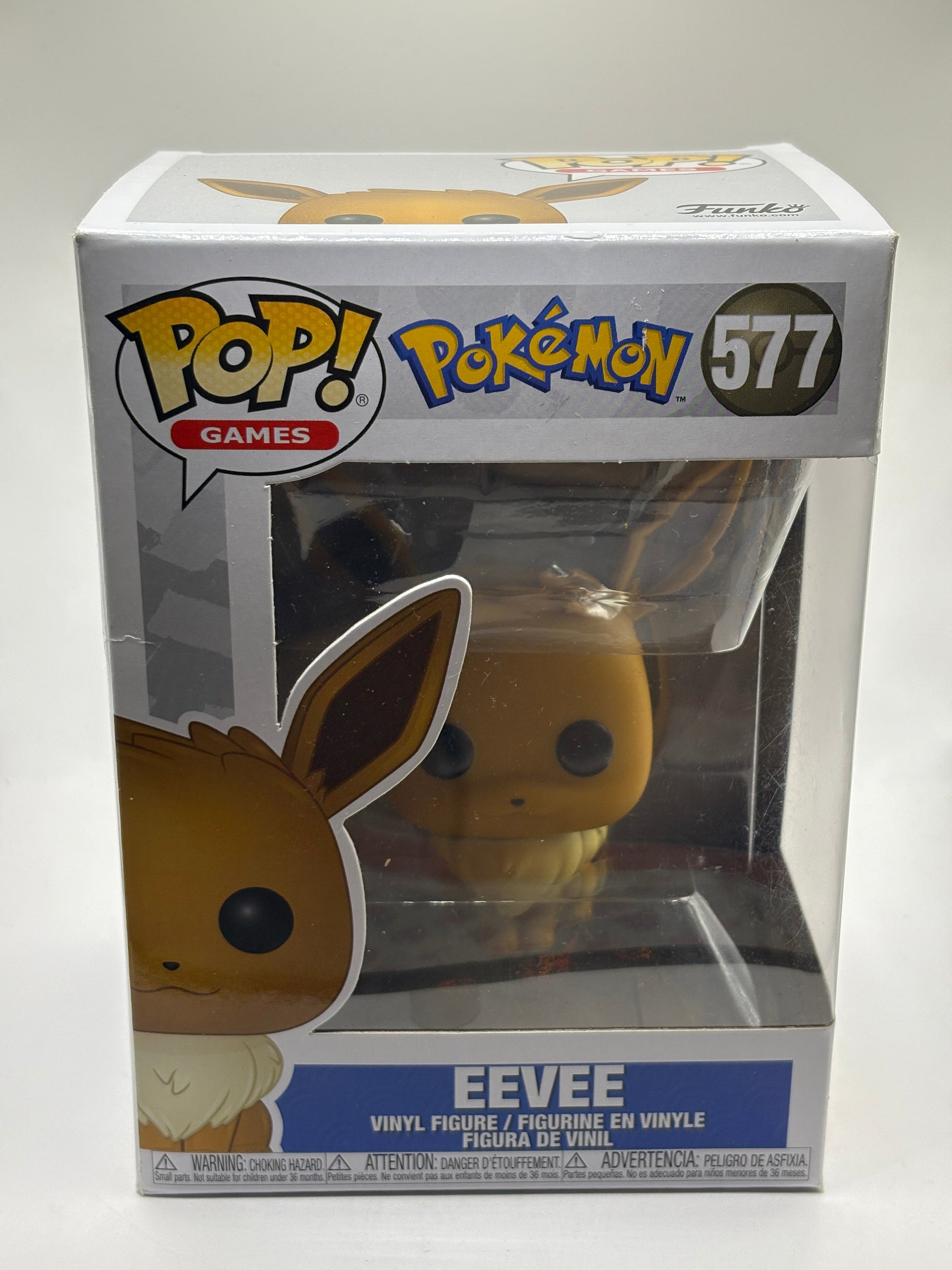 Funko POP! Games Pokemon #577 Eevee Vinyl Figure FRENLY BRICKS - Open 7 Days