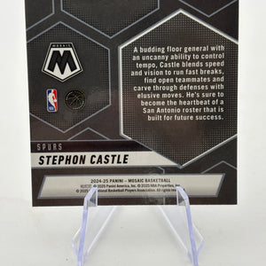 2024-25 Panini Mosaic Basketball - Stephon Castle Silver Montage Rookie FRENLY BRICKS - Open 7 Days