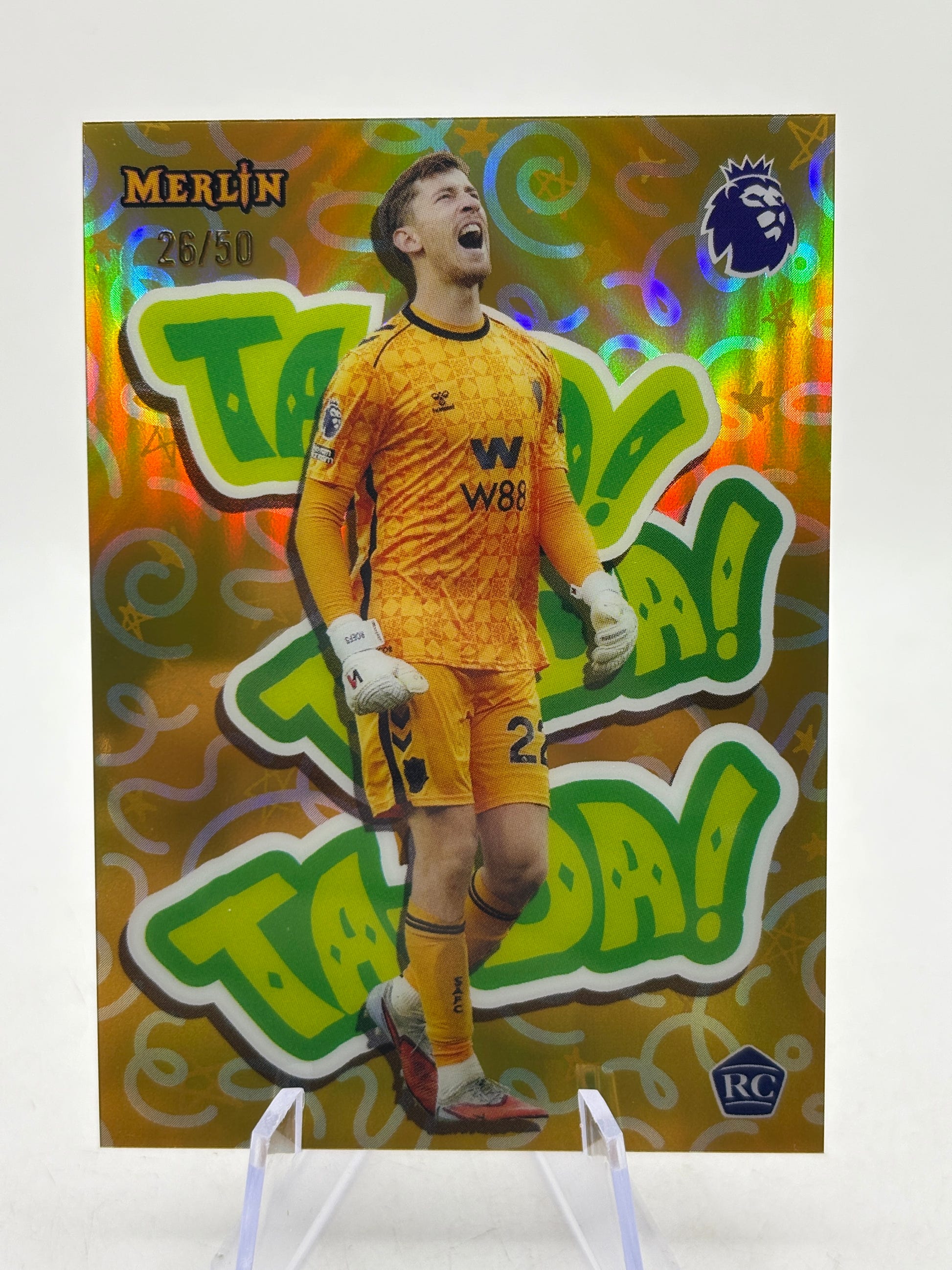 Topps Merlin 2026 - TD-43 Robin Roefs Ta-Da! Gold 26/50 image 1