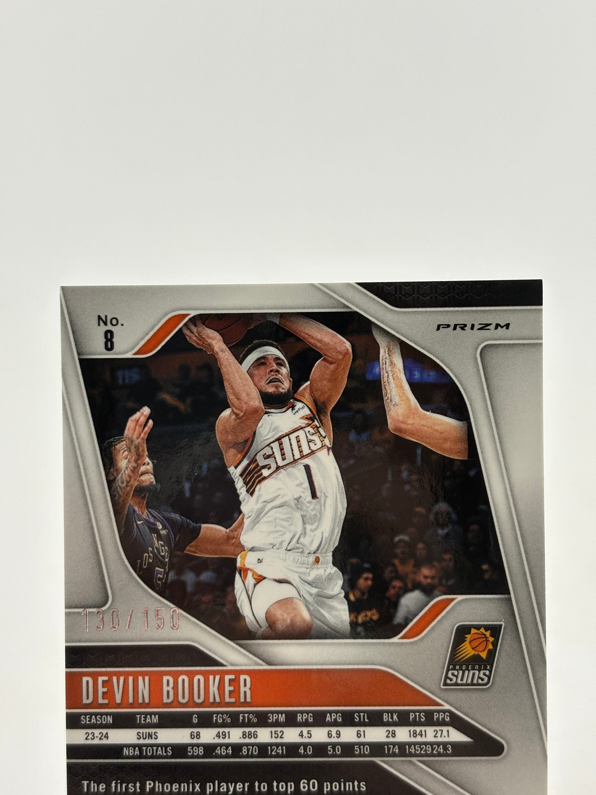 2024-25 Panini Prizm - Devin Booker Blue Fast Break 130/150 #8 FRENLY BRICKS - Open 7 Days image 3