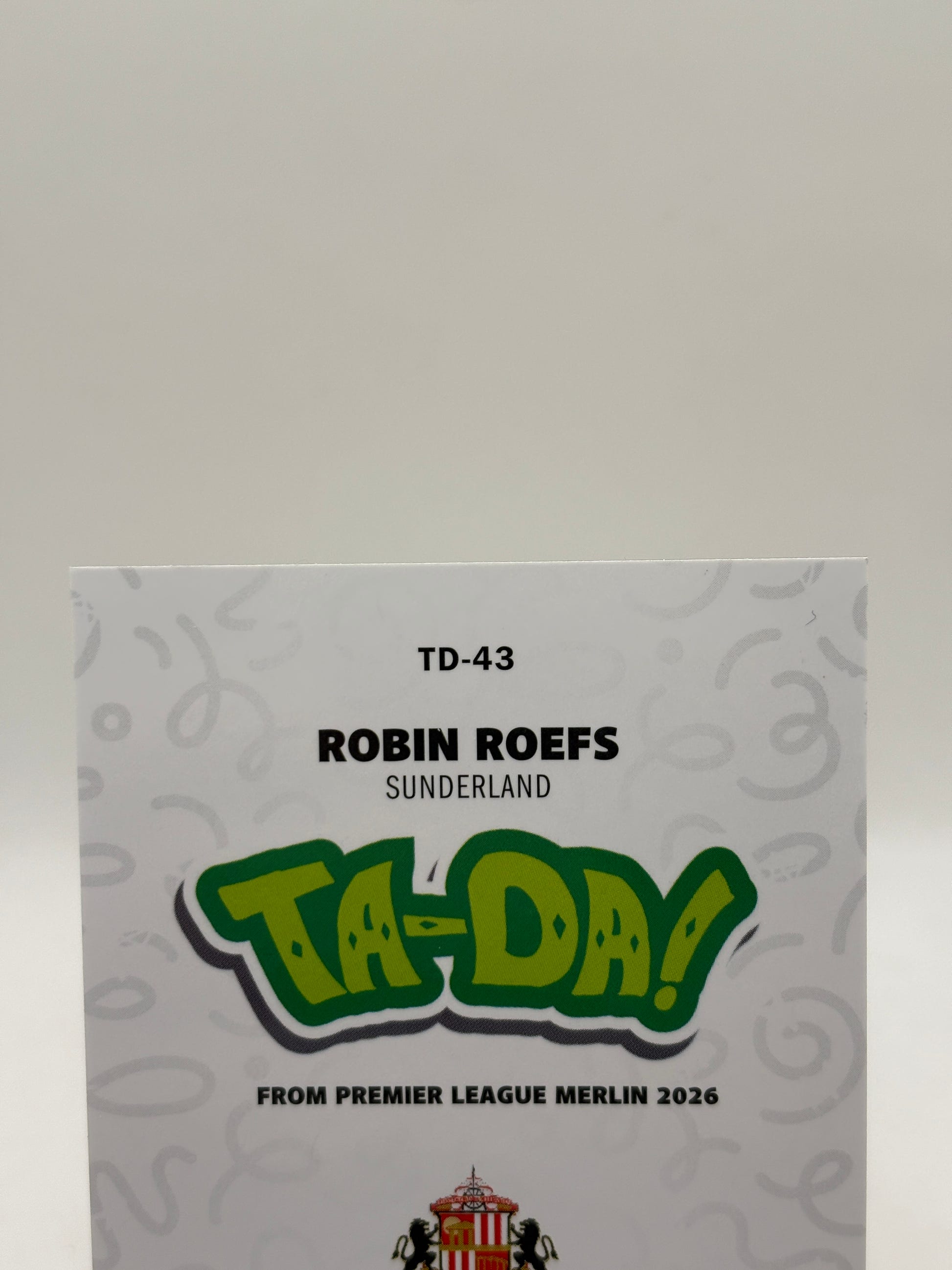 Topps Merlin 2026 - TD-43 Robin Roefs Ta-Da! Gold 26/50 image 3