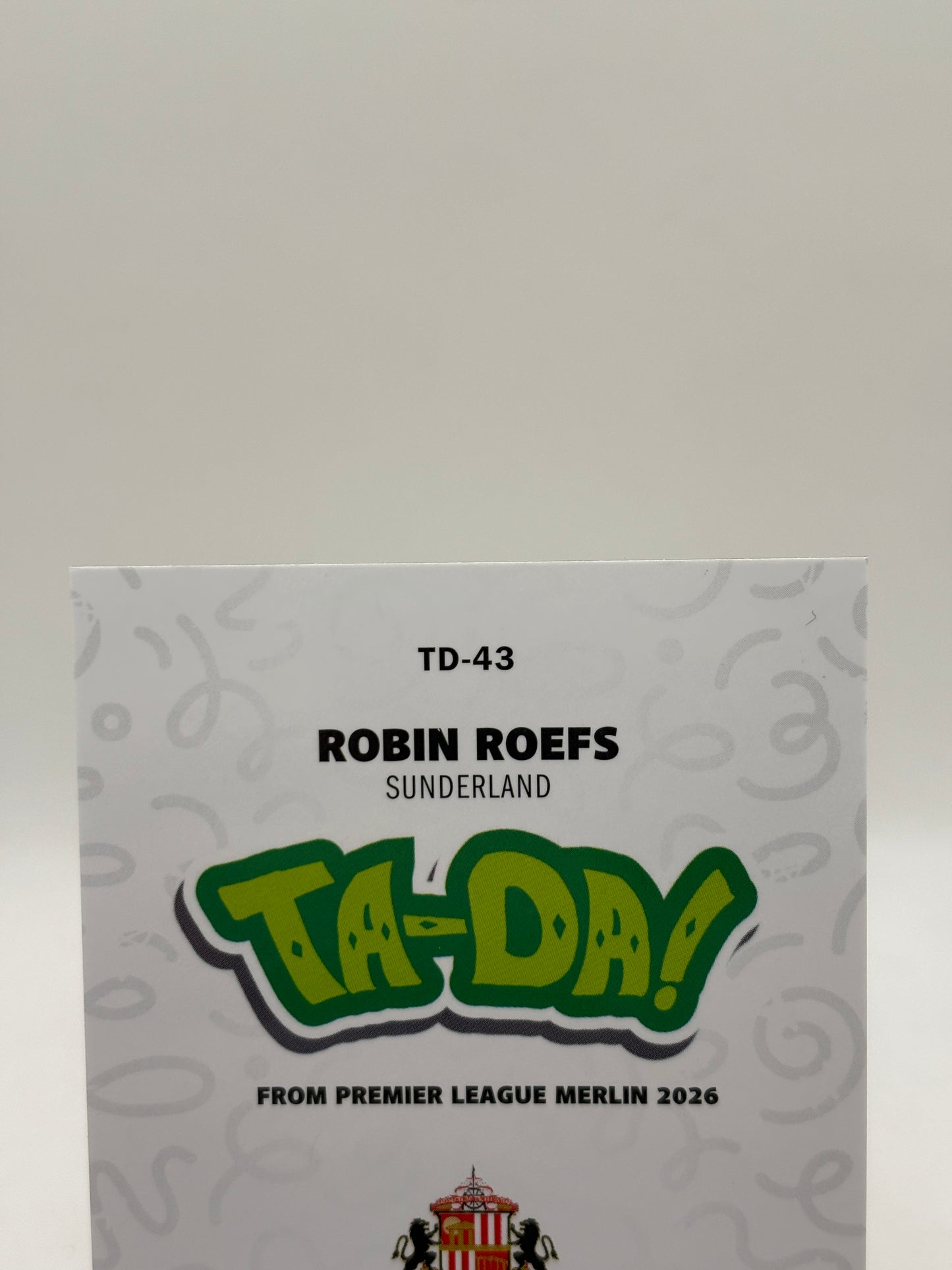 Topps Merlin 2026 - TD-43 Robin Roefs Ta-Da! Gold 26/50