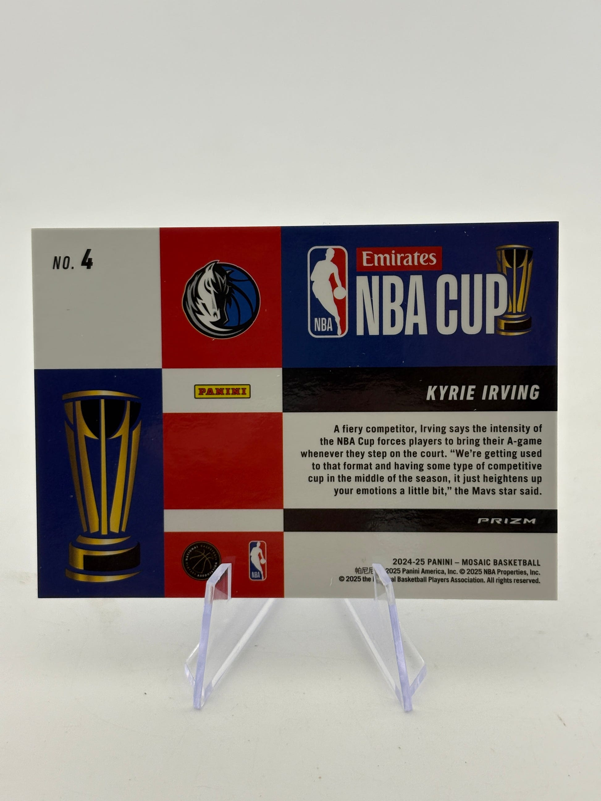2024-25 Panini Mosaic Basketball - NBA Cup Kyrie Irving Mosaic FRENLY BRICKS - Open 7 Days image 2