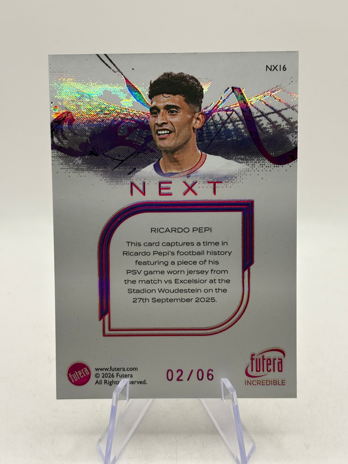 2026 Futera Incredible - NX16 Next Ricardo Pepi Patch 02/06