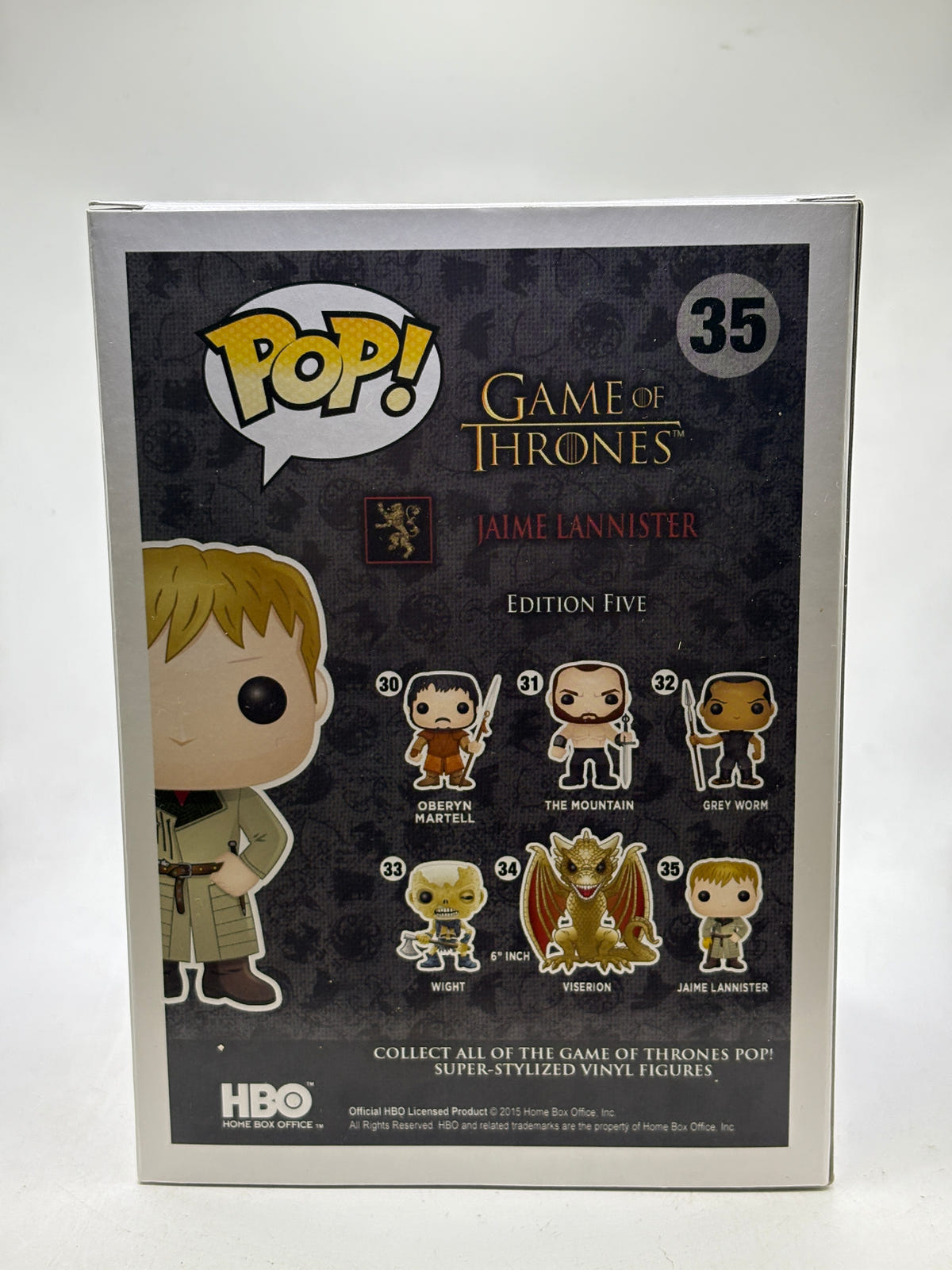 Funko POP! Game of Thrones #35 Jaime Lannister Vinyl Figure image 3