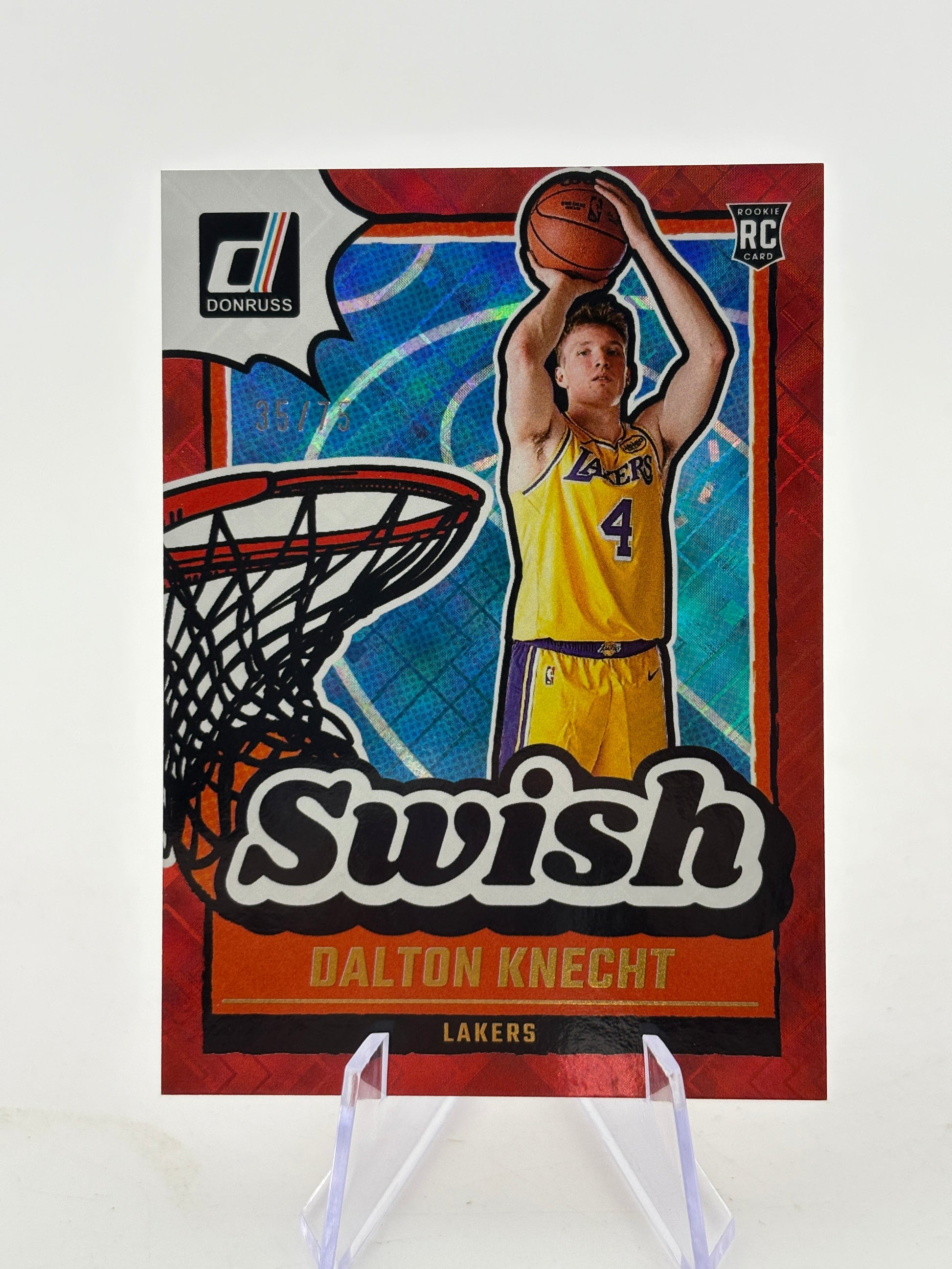 2024-25 Panini Donruss Basketball - Dalton Knecht #13 Swish /75 FRENLY BRICKS - Open 7 Days