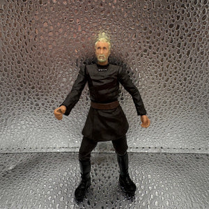 STAR WARS COUNT DOOKU 2002 HASBRO SAGA DARK LORD FIGURE FRENLY BRICKS - Open 7 Days