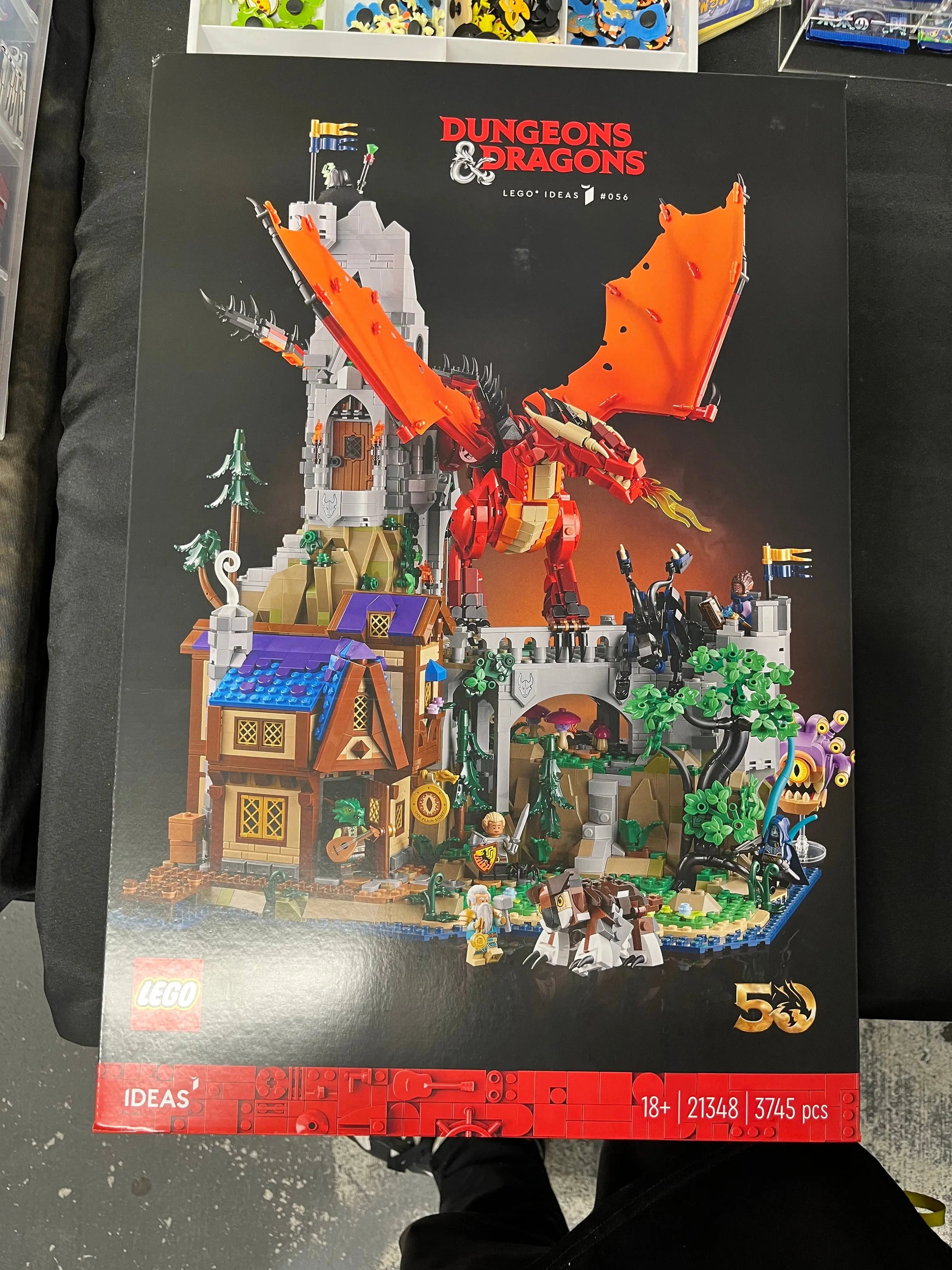 LEGO 21348 Dungeons & Dragons Ideas #056 Red Dragon's Tale 3745pcs Brand New FRENLY BRICKS - Open 7 Days