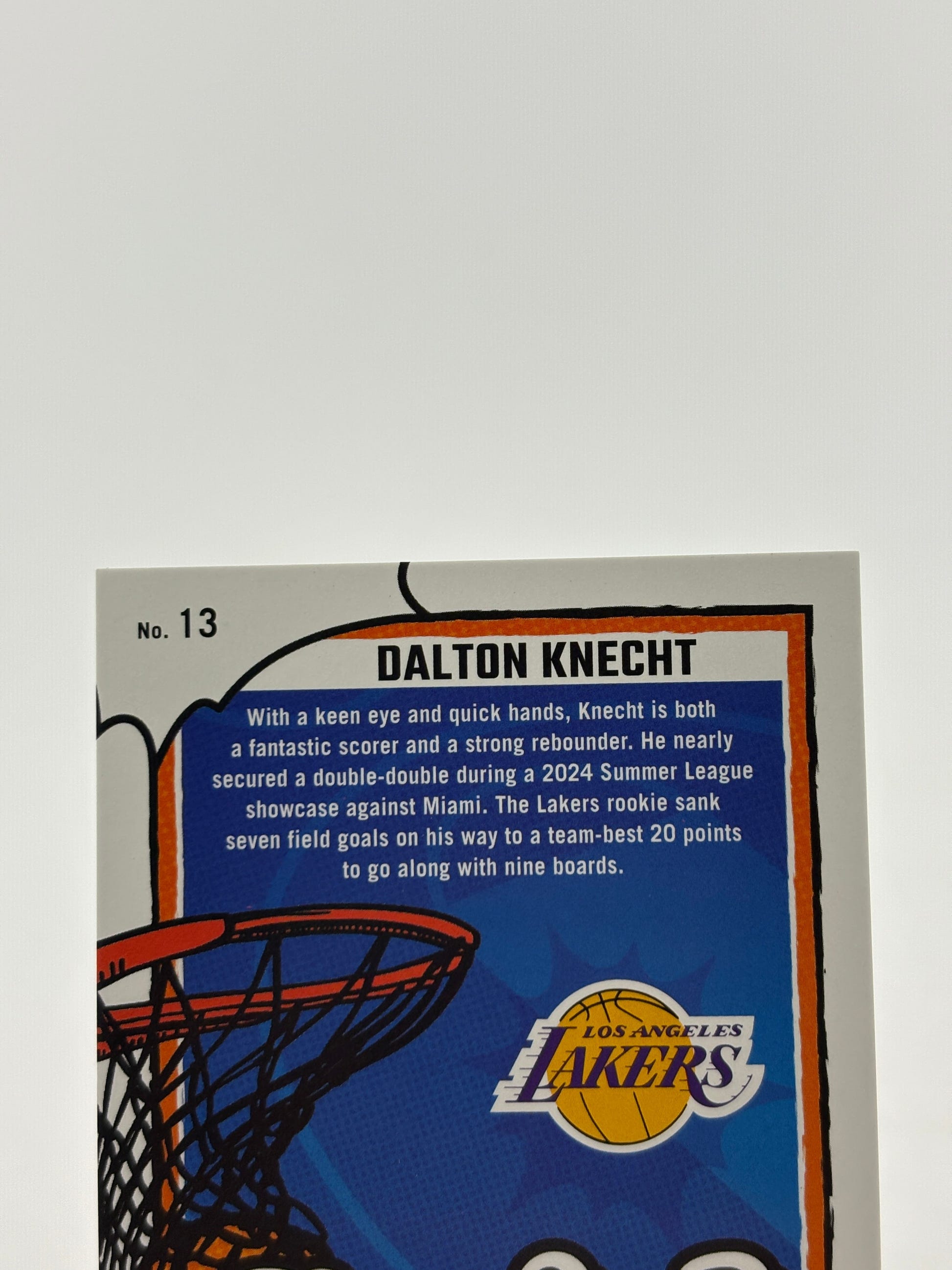 2024-25 Panini Donruss Basketball - Dalton Knecht #13 Swish /75 FRENLY BRICKS - Open 7 Days image 3