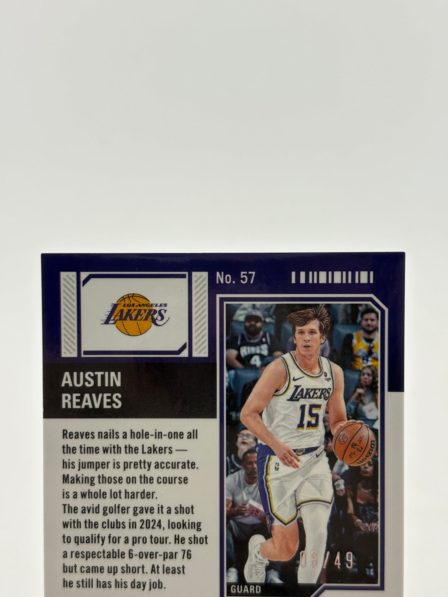 2023-24 Panini Contenders Optic - Austin Reaves #57 /49 Orange Season Ticket FRENLY BRICKS - Open 7 Days