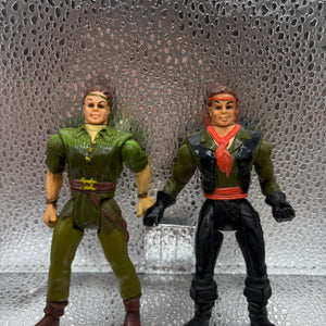 1991 Hook Tri-star Robin Williams Peter Pan x 2 Figurine FRENLY BRICKS - Open 7 Days