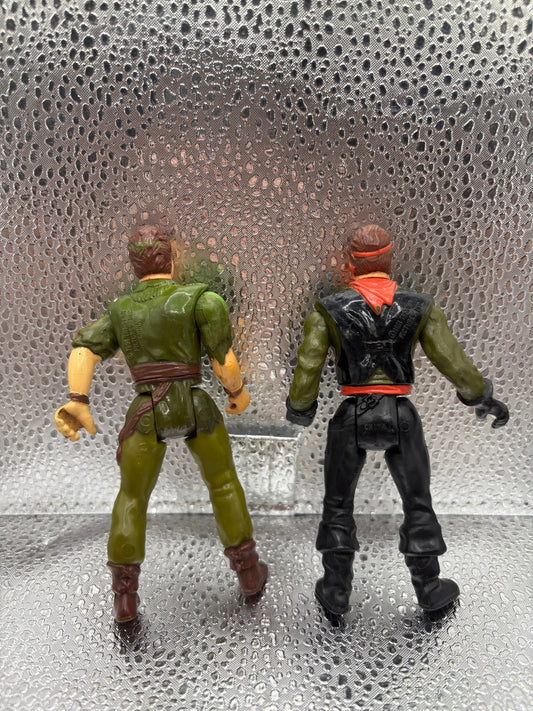 1991 Hook Tri-star Robin Williams Peter Pan x 2 Figurine FRENLY BRICKS - Open 7 Days