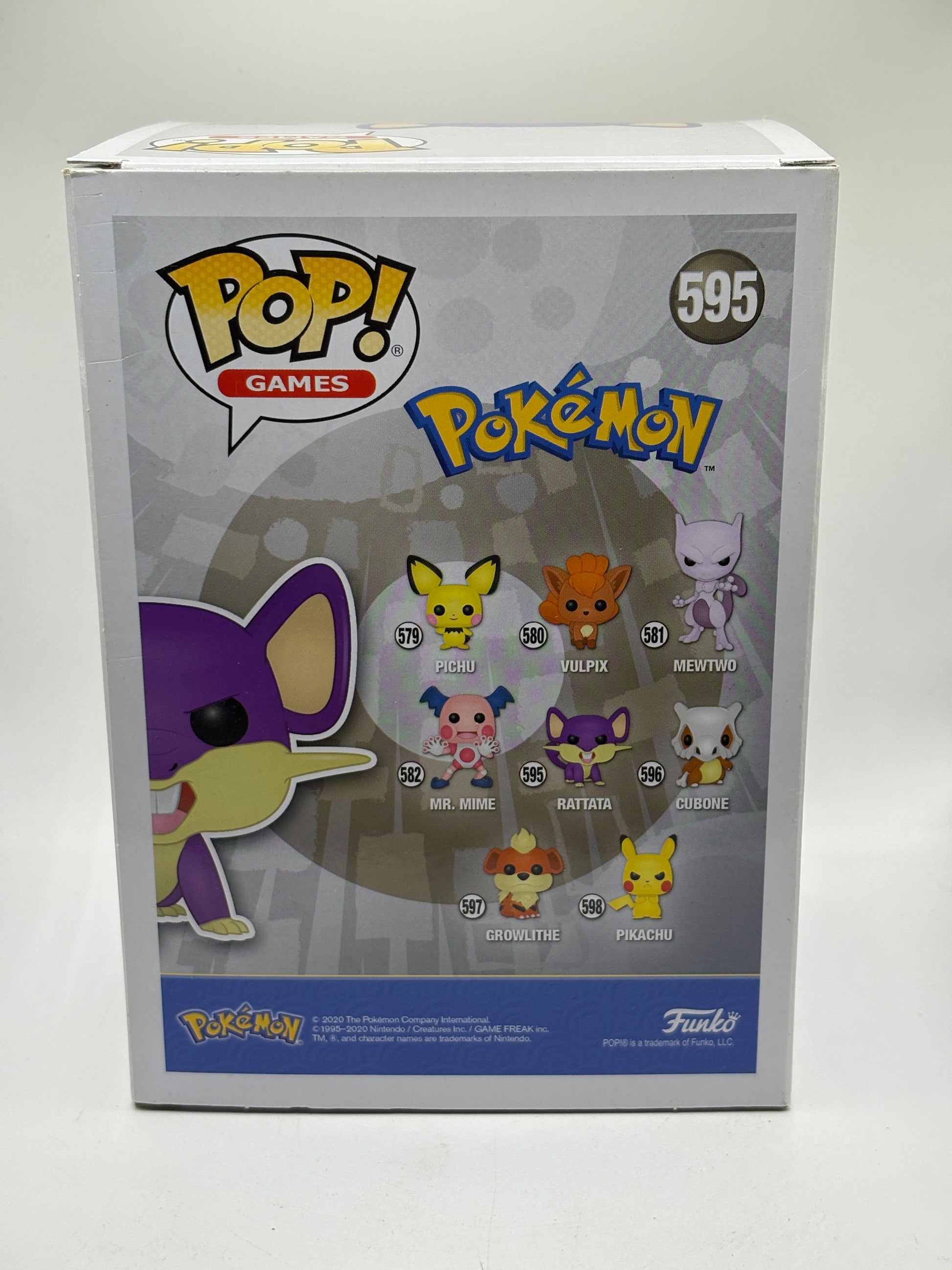 Funko POP! Games Pokemon #595 Rattata Vinyl Figure FRENLY BRICKS - Open 7 Days