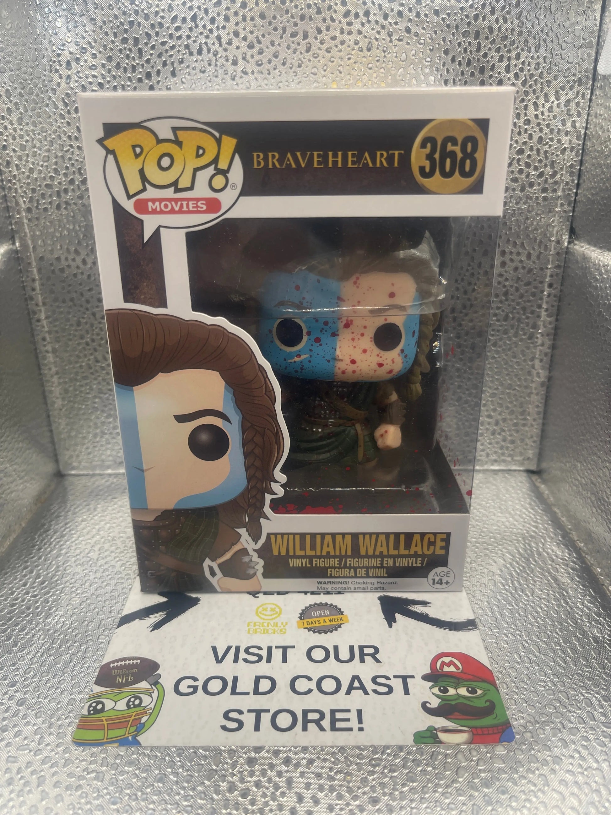 Funko Pop! Vinyl: William Wallace #368 - (Bloody) FRENLY BRICKS - Open 7 Days