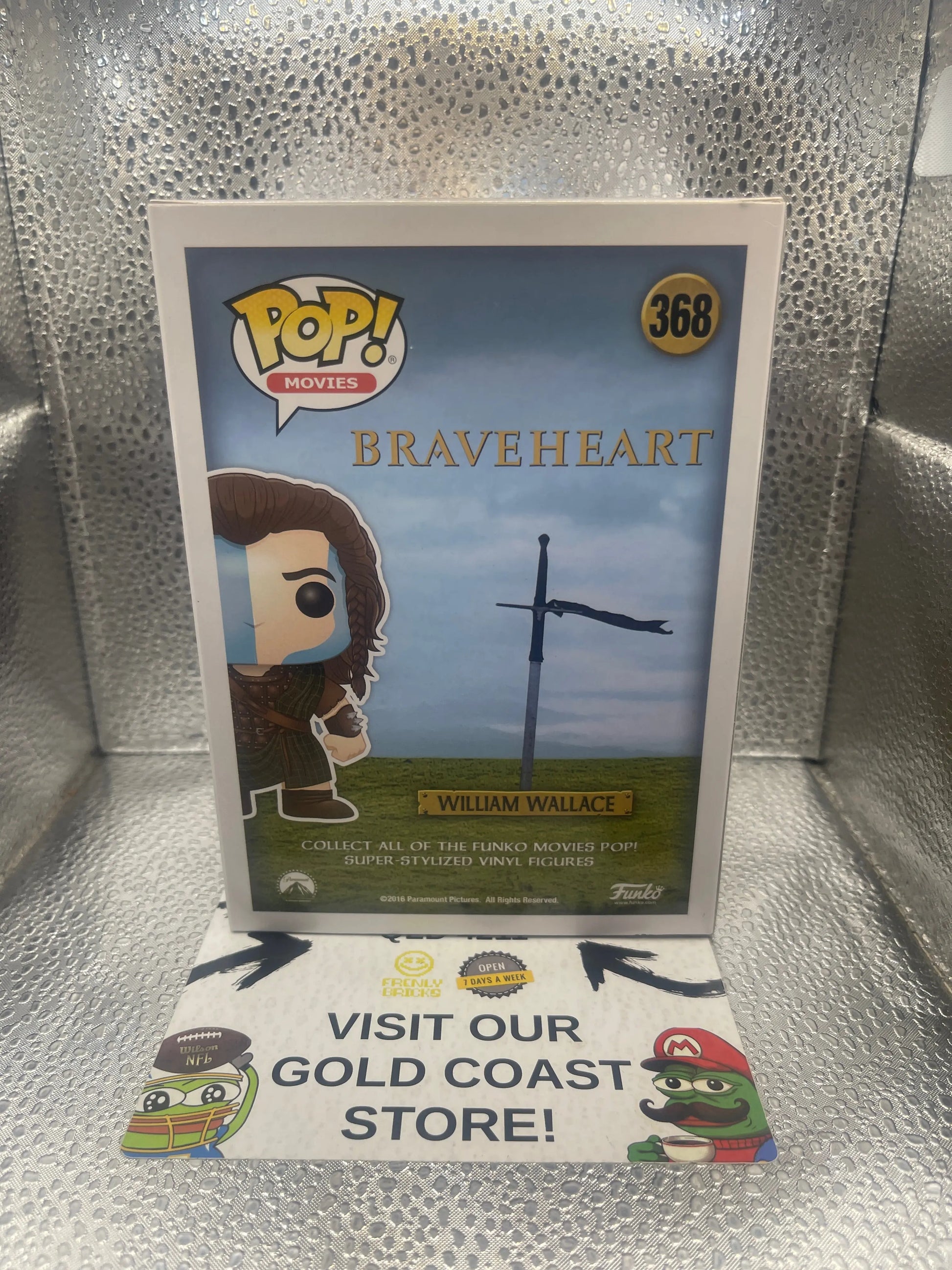 Funko Pop! Vinyl: William Wallace #368 - (Bloody) FRENLY BRICKS - Open 7 Days