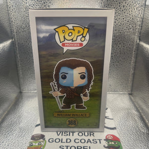 Funko Pop! Vinyl: William Wallace #368 - (Bloody) FRENLY BRICKS - Open 7 Days