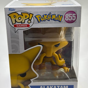 Funko POP! Games Pokemon #855 Alakazam Vinyl Figure Box Damage FRENLY BRICKS - Open 7 Days