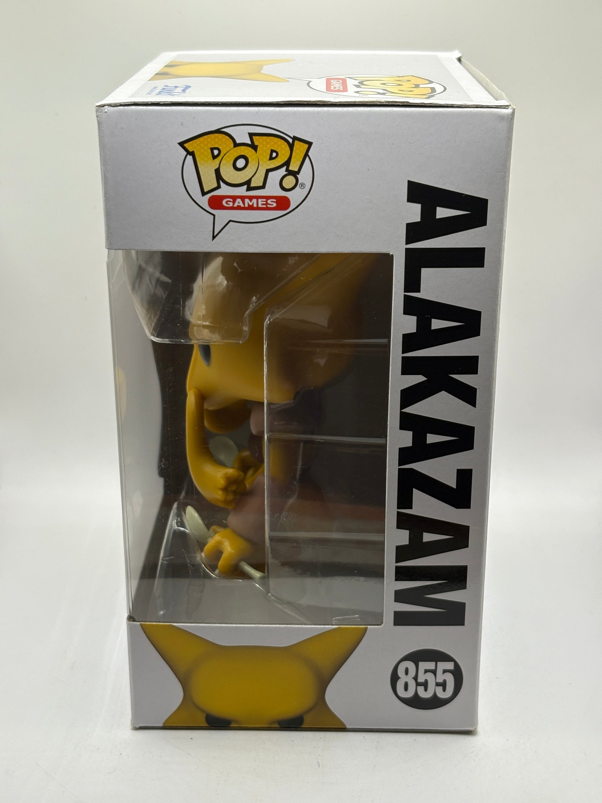 Funko POP! Games Pokemon #855 Alakazam Vinyl Figure Box Damage FRENLY BRICKS - Open 7 Days