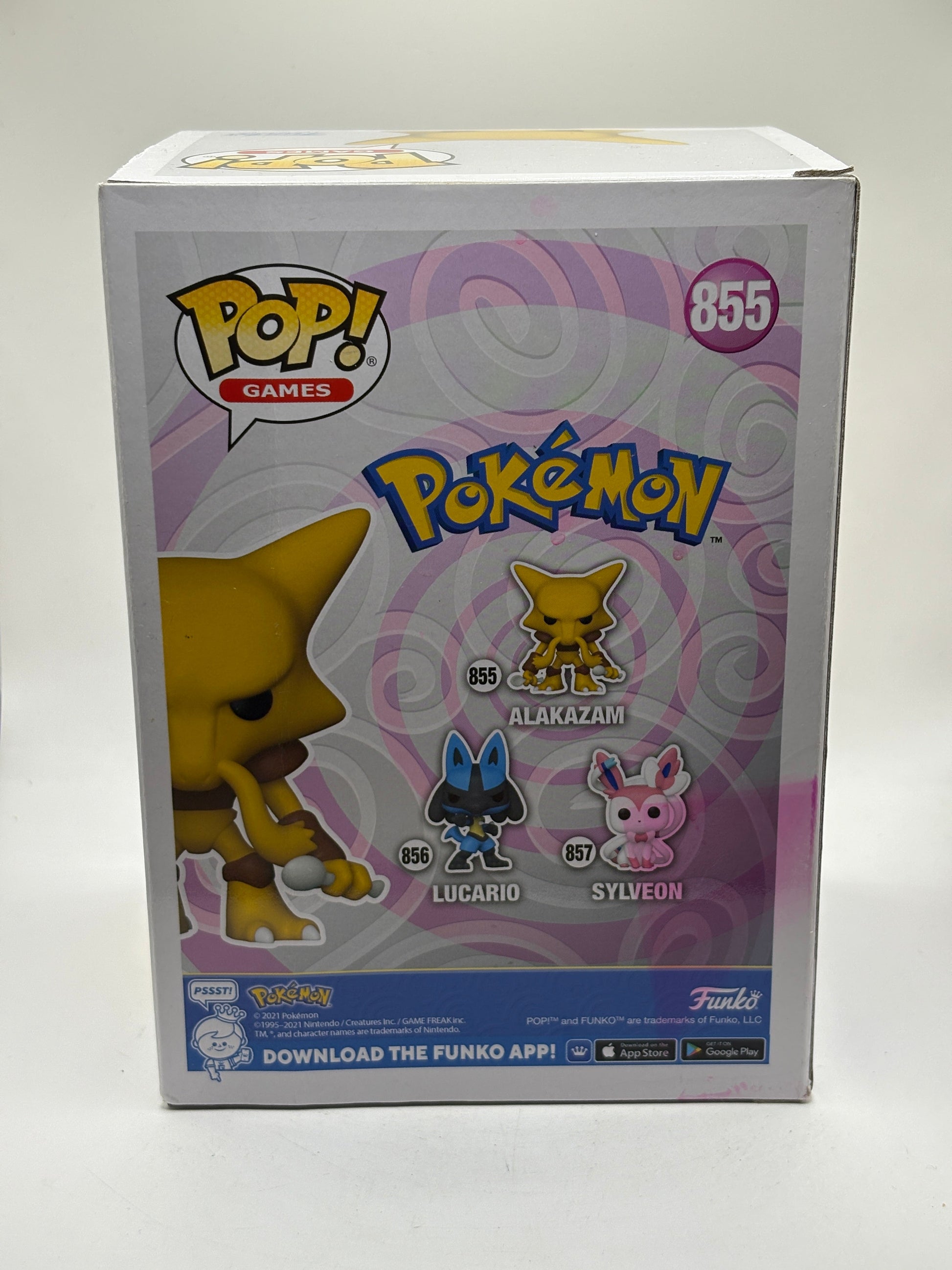 Funko POP! Games Pokemon #855 Alakazam Vinyl Figure Box Damage FRENLY BRICKS - Open 7 Days