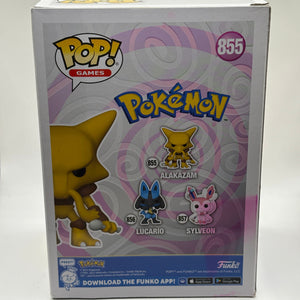 Funko POP! Games Pokemon #855 Alakazam Vinyl Figure Box Damage FRENLY BRICKS - Open 7 Days
