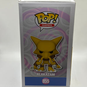 Funko POP! Games Pokemon #855 Alakazam Vinyl Figure Box Damage FRENLY BRICKS - Open 7 Days