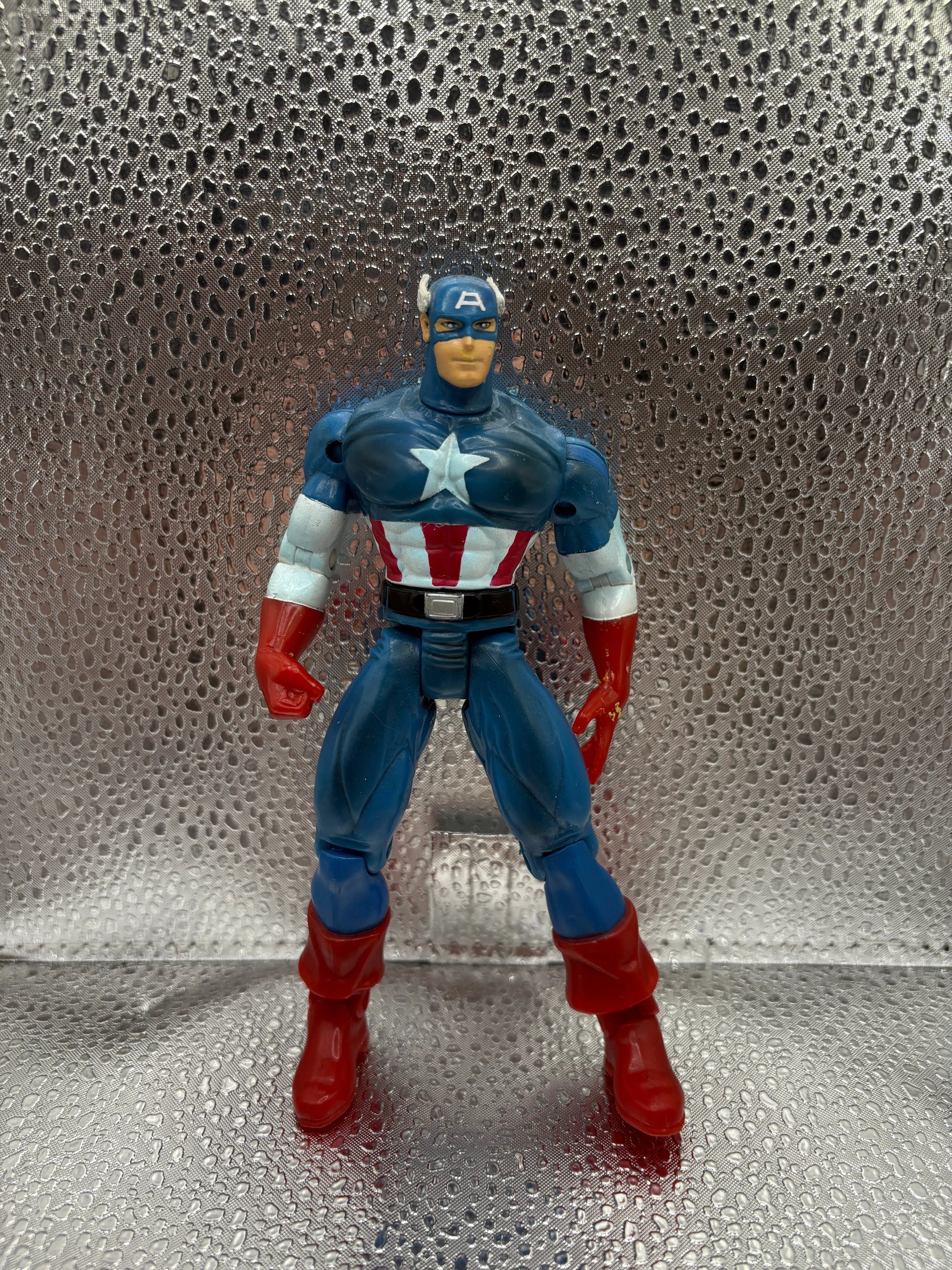 1999 Marvel Toy Biz Captain America Figure Loose FRENLY BRICKS - Open 7 Days