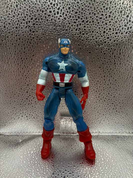 1999 Marvel Toy Biz Captain America Figure Loose FRENLY BRICKS - Open 7 Days