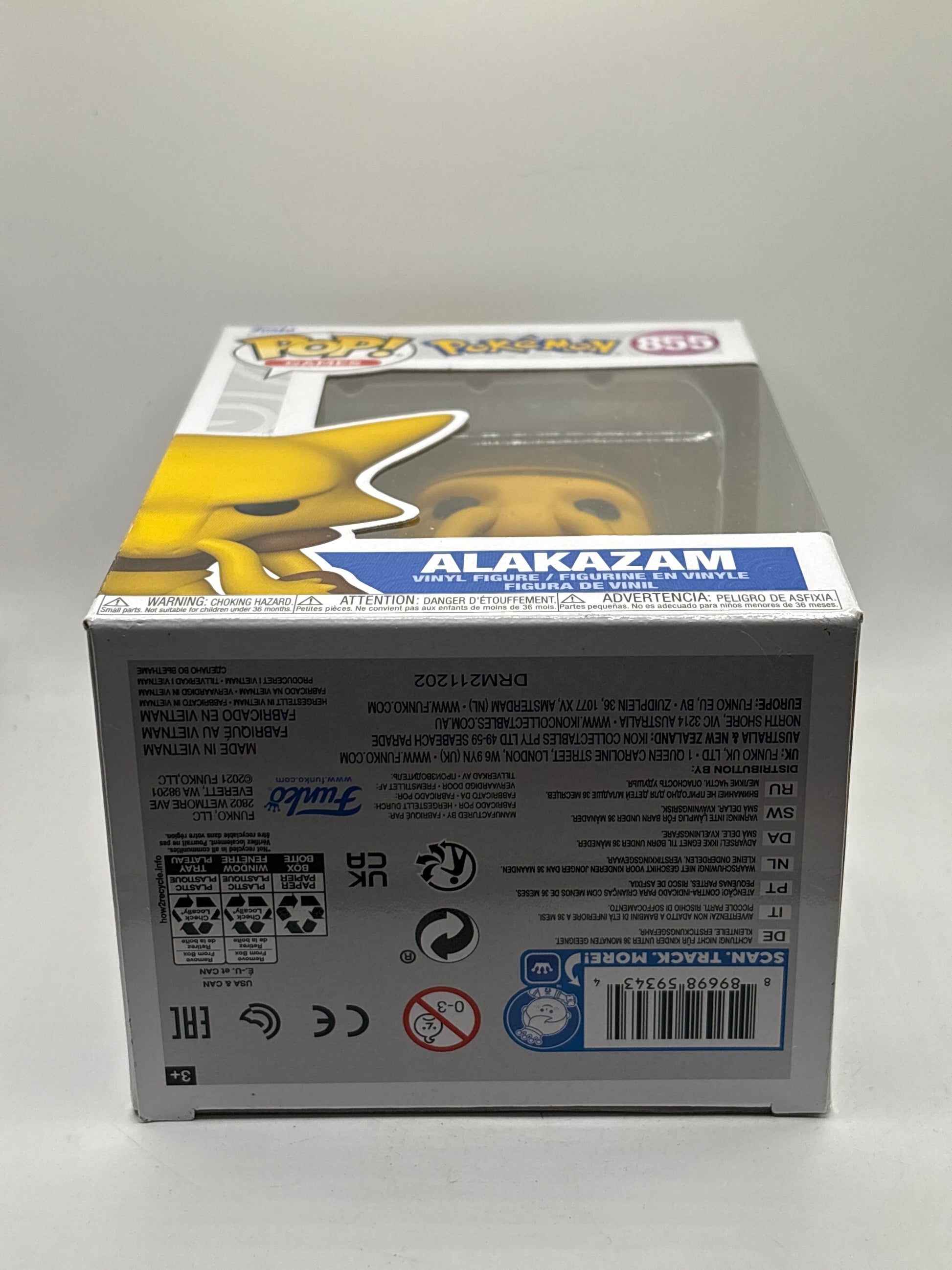 Funko POP! Games Pokemon #855 Alakazam Vinyl Figure Box Damage FRENLY BRICKS - Open 7 Days