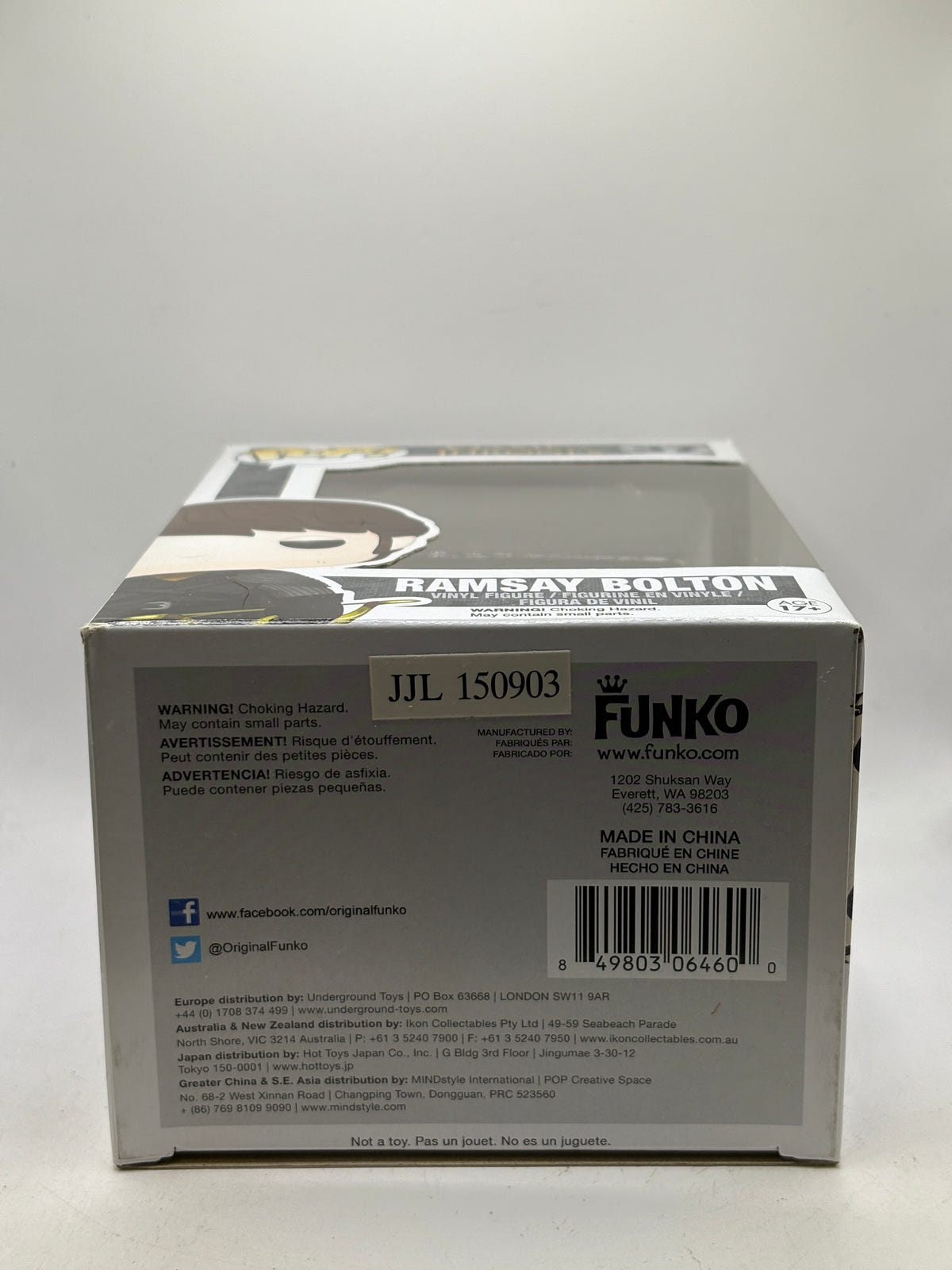 Funko POP! Game of Thrones #37 Ramsay Bolton Vinyl Figure image 6