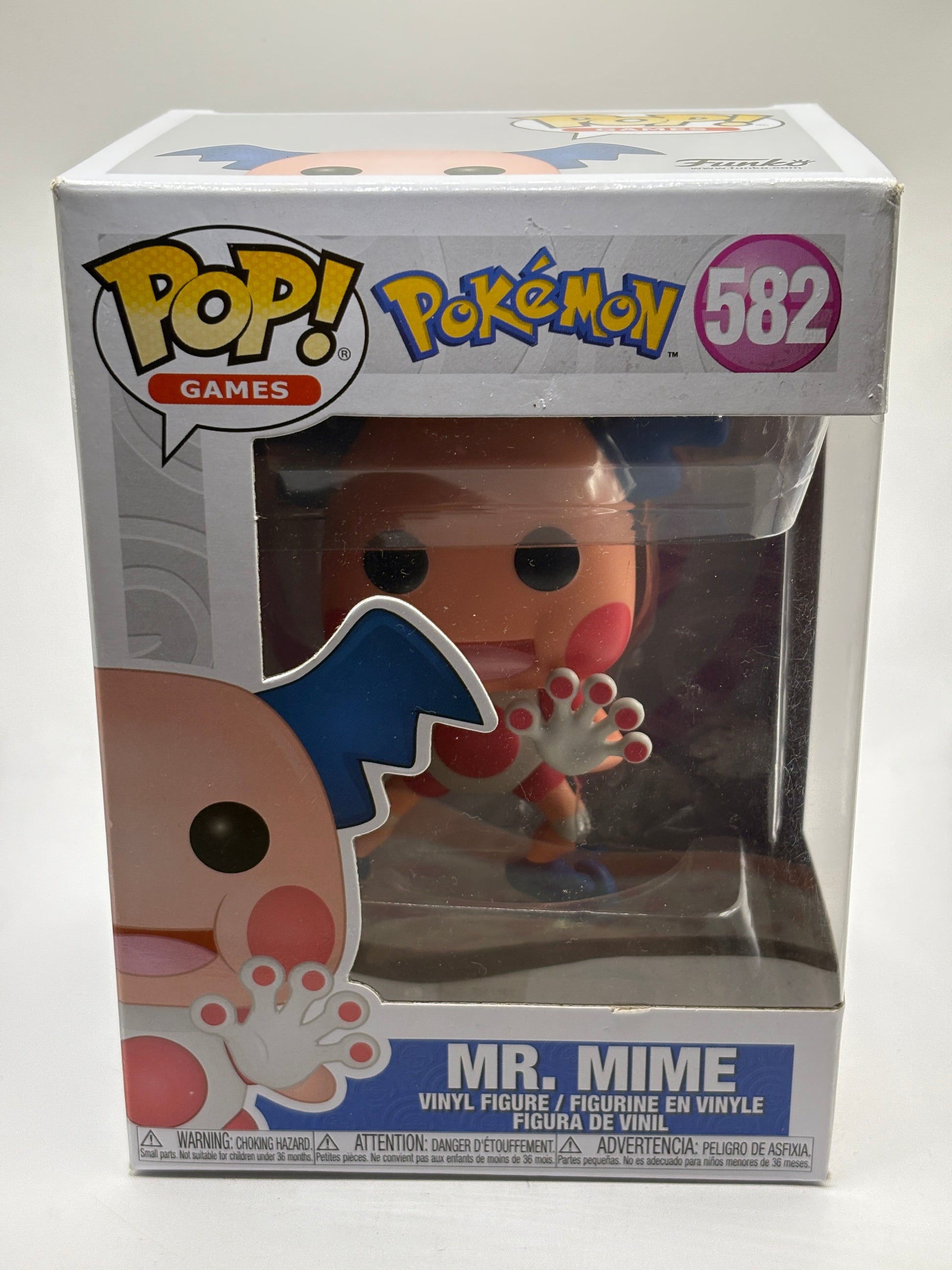 Funko POP! Games Pokemon #582 Mr.Mime Vinyl Figure FRENLY BRICKS - Open 7 Days
